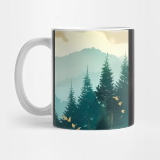 Foggy Forest Mug